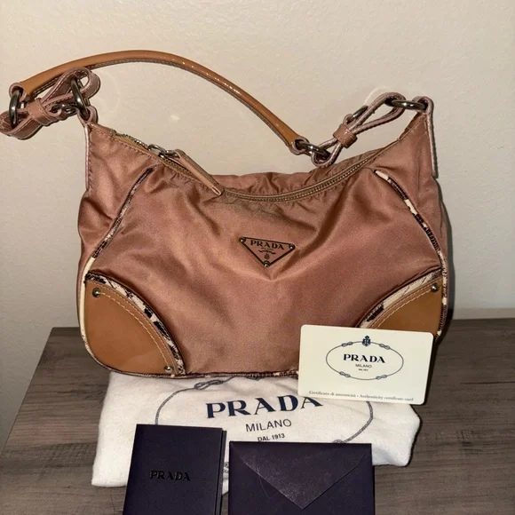 Prada nylon shoulder bag